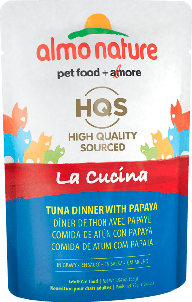 Almo Nature HQS La Cucina Tuna Dinner With Papaya In Gravy